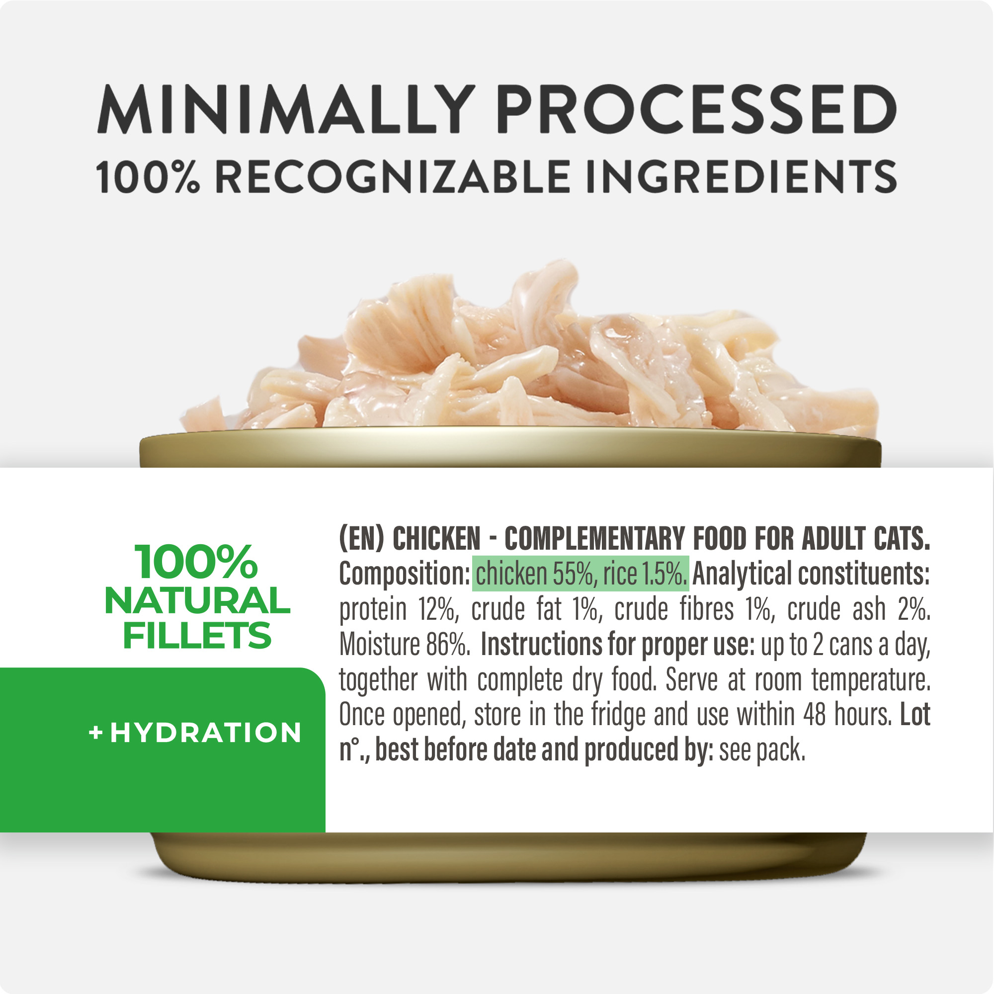 Schesir Chicken in Jelly Wet Cat Food, 70g - شيسير تشيكين ين — للقطط طعام رطب بنكهة الدجاج، 70 جم - Image 6