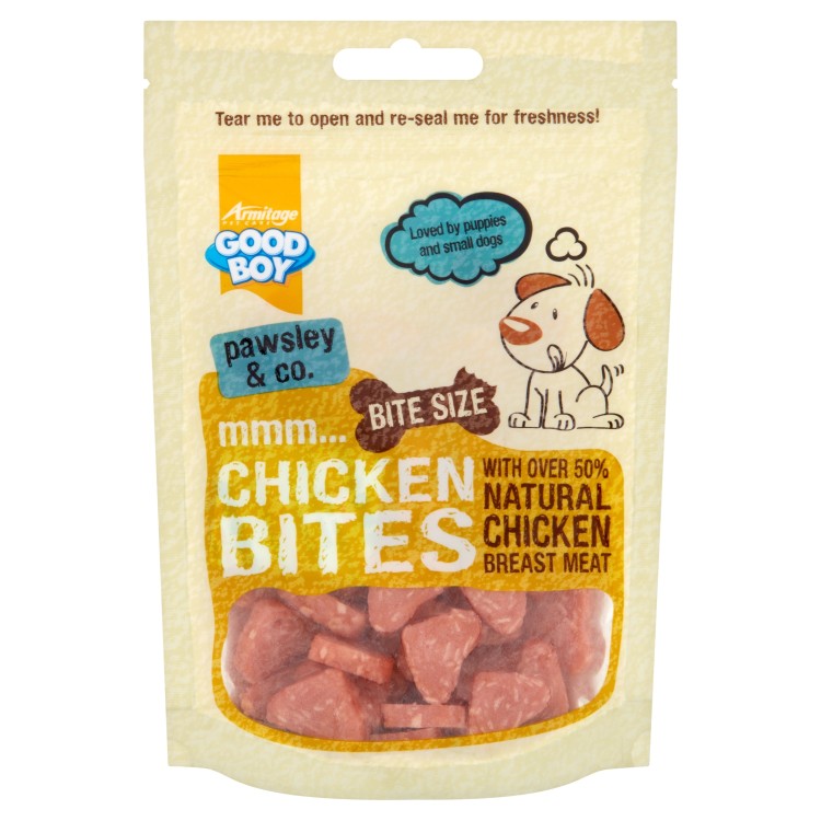 Good Boy Deli Bites Chicken Dog Treat, 65g - جود بوي ديلي — للكلاب مكافآت بنكهة الدجاج، 65 جم - Image 2
