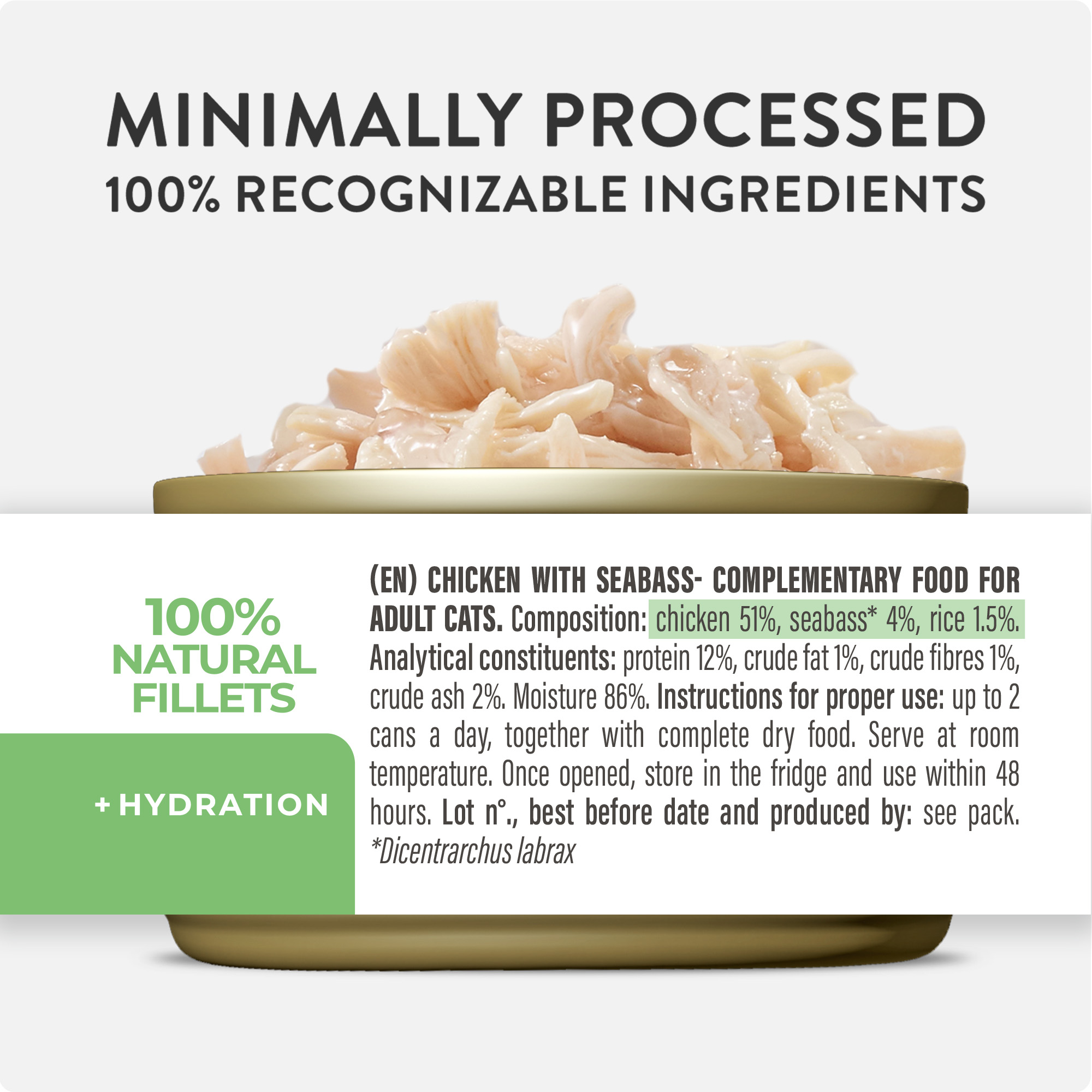 Schesir Chicken with Seabass in Jelly Wet Cat Food, 70g - شيسير تشيكين ويث — للقطط طعام رطب بنكهة الدجاج، 70 جم - Image 7