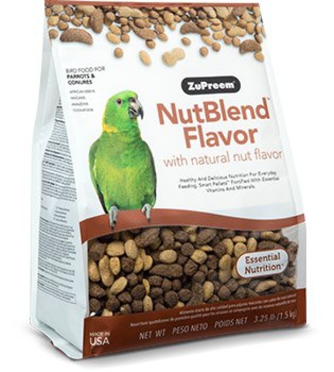 Zupreem NutBlend Flavor for Cockatiels, Lovebirds, Canures - زوبريم نوتبليند فلافور — طعام رطب