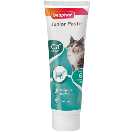 Beaphar Kitten Junior Paste Multivitamin, 100g - بيبفار — للقطط القطط الصغيرة، 100 جم