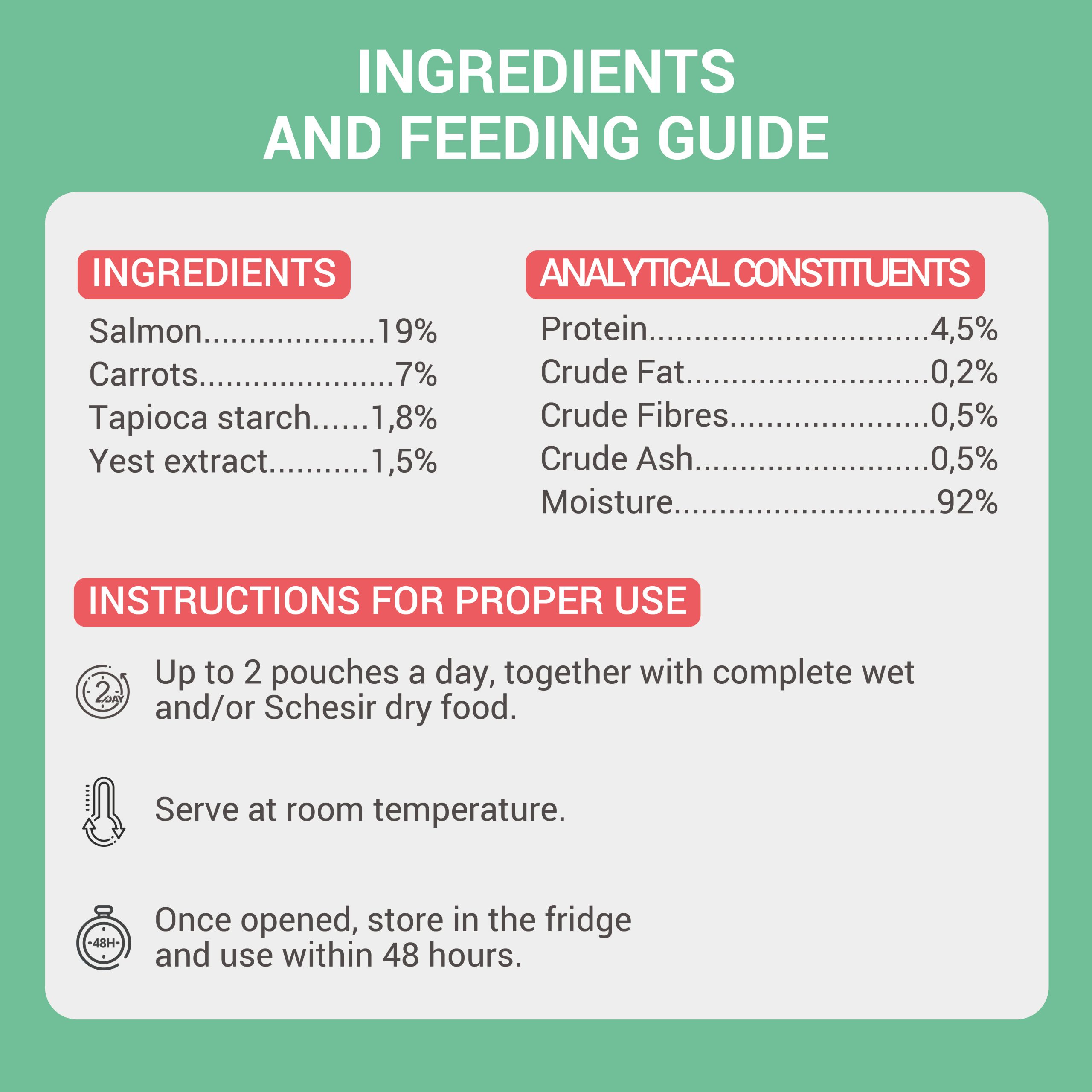 Schesir Soup Salmon with Carrots Wet Cat Food, 40g - شيسير سوب سالمون — للقطط طعام رطب بنكهة السلمون، 40 جم - Image 8