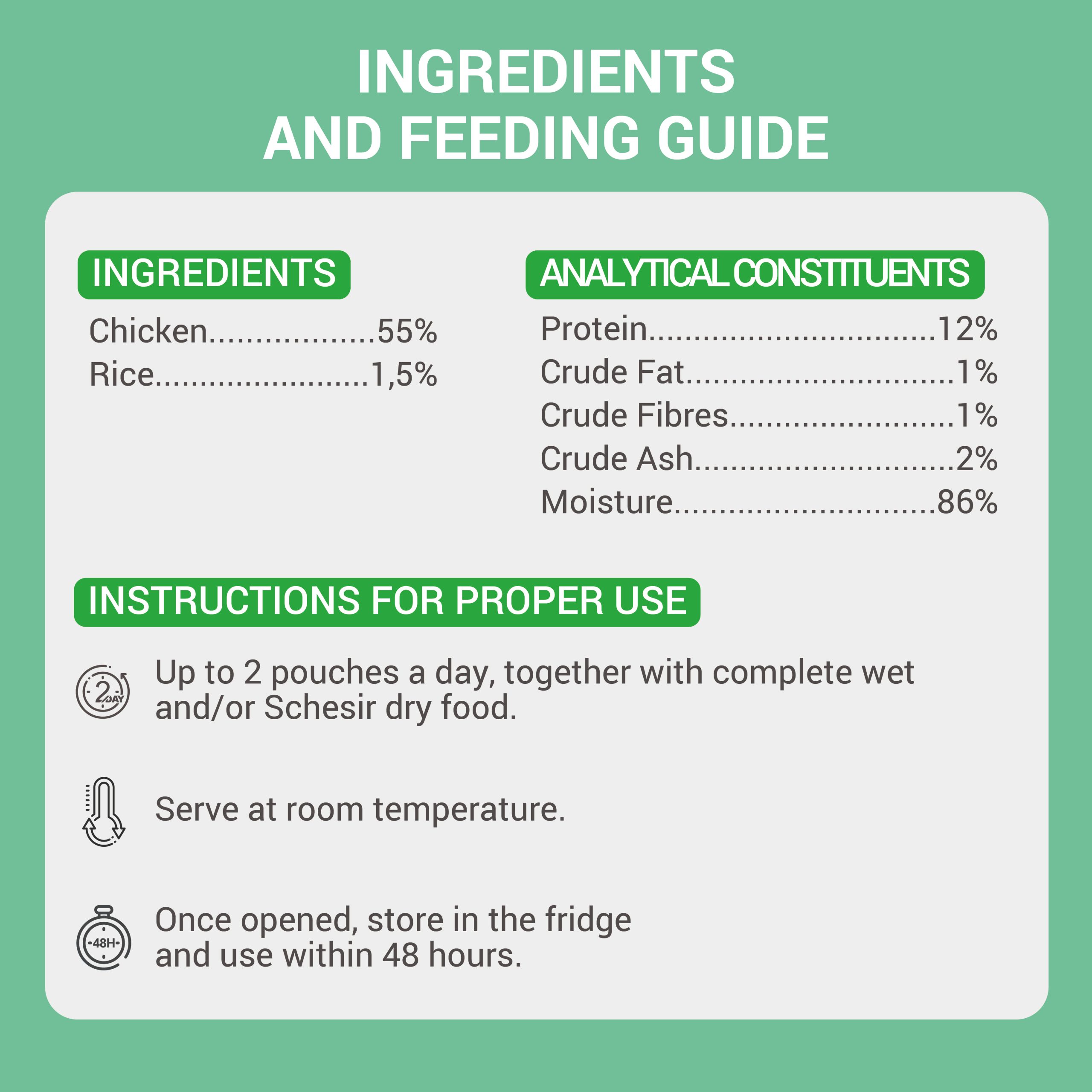 Schesir Chicken in Jelly Wet Cat Food, 70g - شيسير تشيكين ين — للقطط طعام رطب بنكهة الدجاج، 70 جم - Image 8