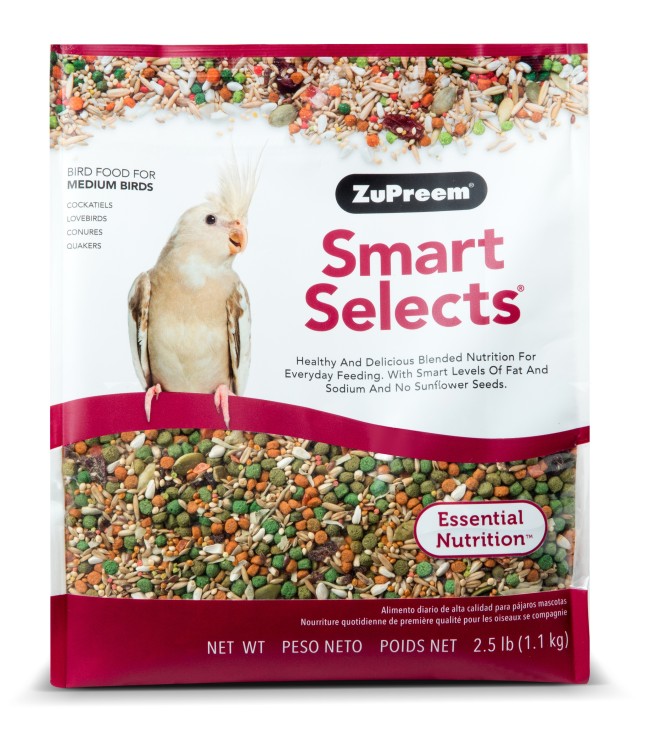 Zupreem Smart Select Cockatiels 2.5lb - زوبريم سمارت سيليكت
