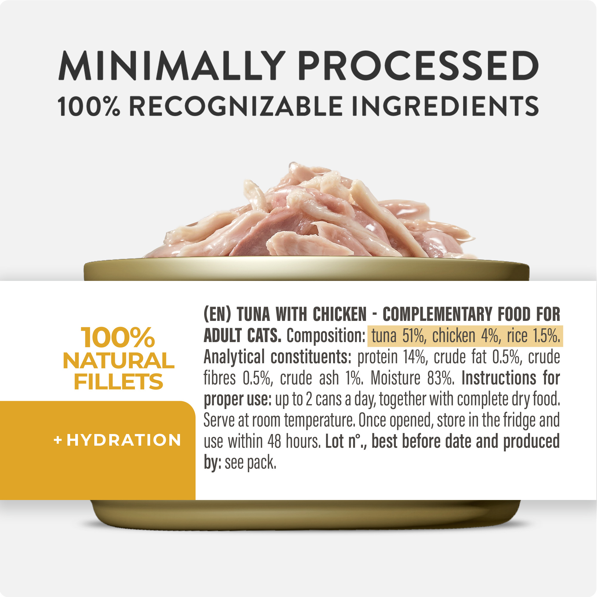 Schesir Tuna with Chicken in Broth Wet Cat Food, 70g - شيسير تونا ويث — للقطط طعام رطب بنكهة الدجاج، 70 جم - Image 6