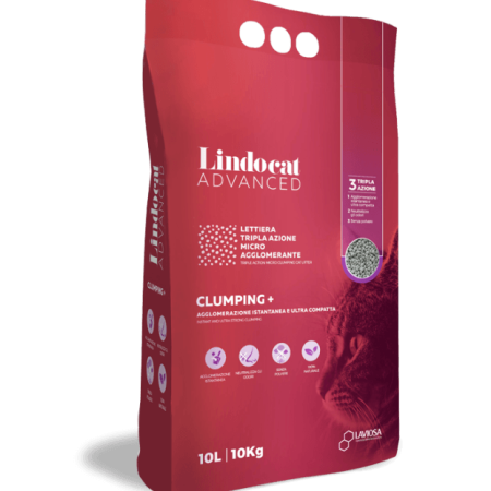 LindoCat Advanced Natural Bentonite Clumping + (Fragrance Free) 10L - ليندوكات ادفانكيد ناتورال — للقطط، 10 لتر