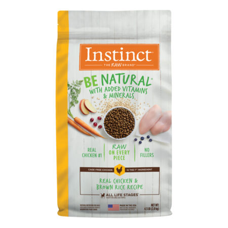 Instinct Be Natural Real Chicken & Brown Rice Dry Dog Food - إنستينكت بي ناتورال — للكلاب طعام جاف بنكهة الدجاج