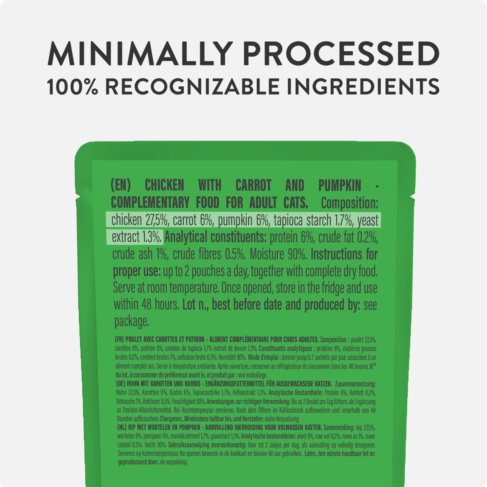 Schesir Soup Chicken with Pumpkin Wet Cat Food, 40g - شيسير سوب تشيكين — للقطط طعام رطب بنكهة الدجاج، 40 جم - Image 4