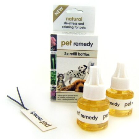 Pet Remedy Refill Pack 2 x 40ml (Natural Destress & Calming for Pets) - بيت ريميدي ريفيلل —، عدد 2 × 40 مل، 40 مل