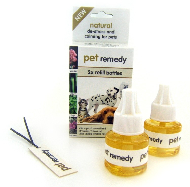 Pet Remedy Refill Pack 2 x 40ml (Natural Destress & Calming for Pets) - بيت ريميدي ريفيلل —، عدد 2 × 40 مل، 40 مل
