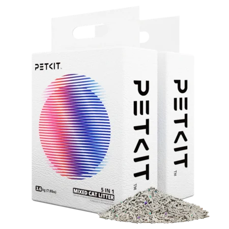 PetKit Fast Clumping Mixed Cat Litter, 7.9L - بيتكيت فاست كلومبينج — للقطط رمل قطط، 7.9 لتر