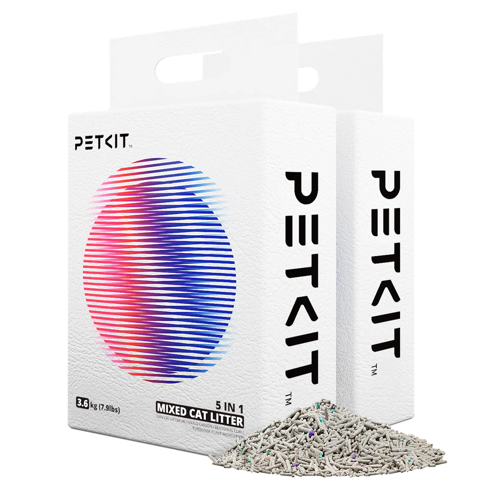 PetKit Fast Clumping Mixed Cat Litter, 7.9L - بيتكيت فاست كلومبينج — للقطط رمل قطط، 7.9 لتر