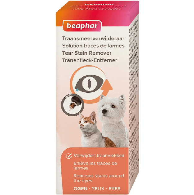 Beaphar Tear Stain Remover for Pets, 50mlبيـافار مزيل علامات الدموع للحيوانات الأليفة ، 50 مل