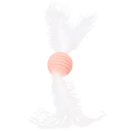 Flamingo Poppy Ball Cat Toy, Pink