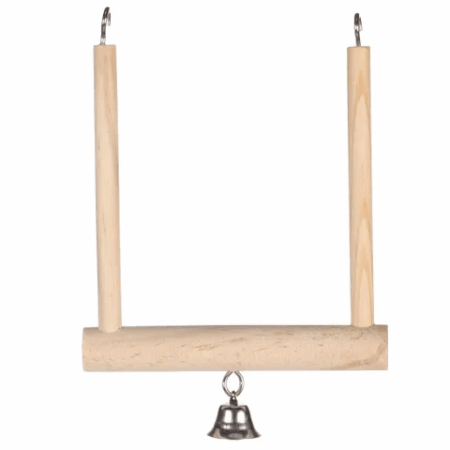 Flamingo Wooden Swing Bird Toy