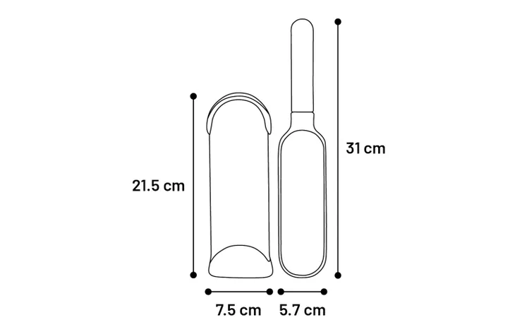 Flamingo Fura Hair Remover, White with Grey - Image 2
