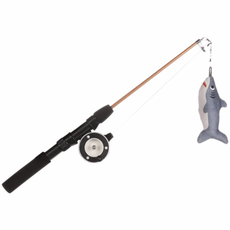 Flamingo Rodney Toy Dangler with Shark