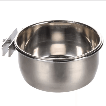 Flamingo Avaro Round Silver Feeding and drinking bowl